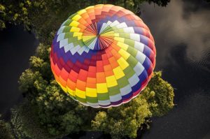 Ballonflyvning i stille vejr